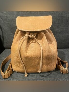 Vintage, Made in Italy, Coach Sonoma small backpack in pebbled leather. #4911